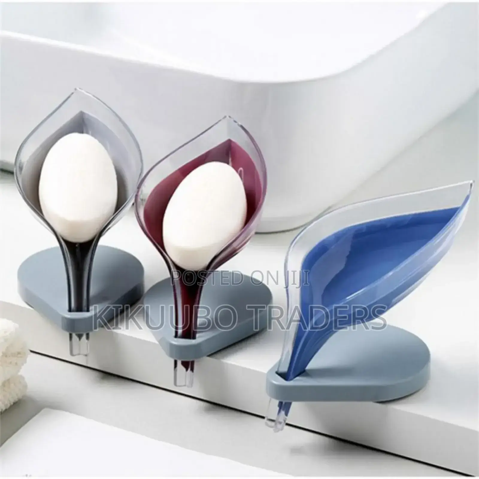 Leaf Shape Soap Dish Box Self Draining Soap Holder