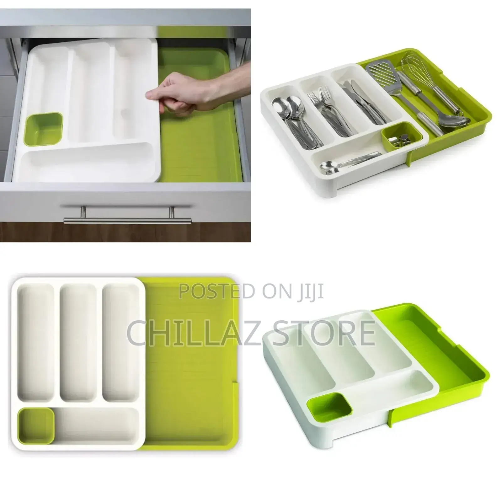 Drawer Store Expandable Cutlery Tray.