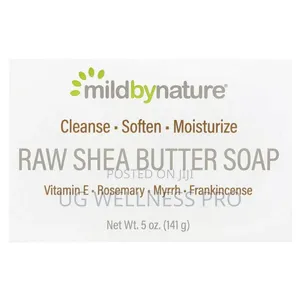 Mild by Nature, Raw Shea Butter Bar Soap, 5 Oz (141 G)