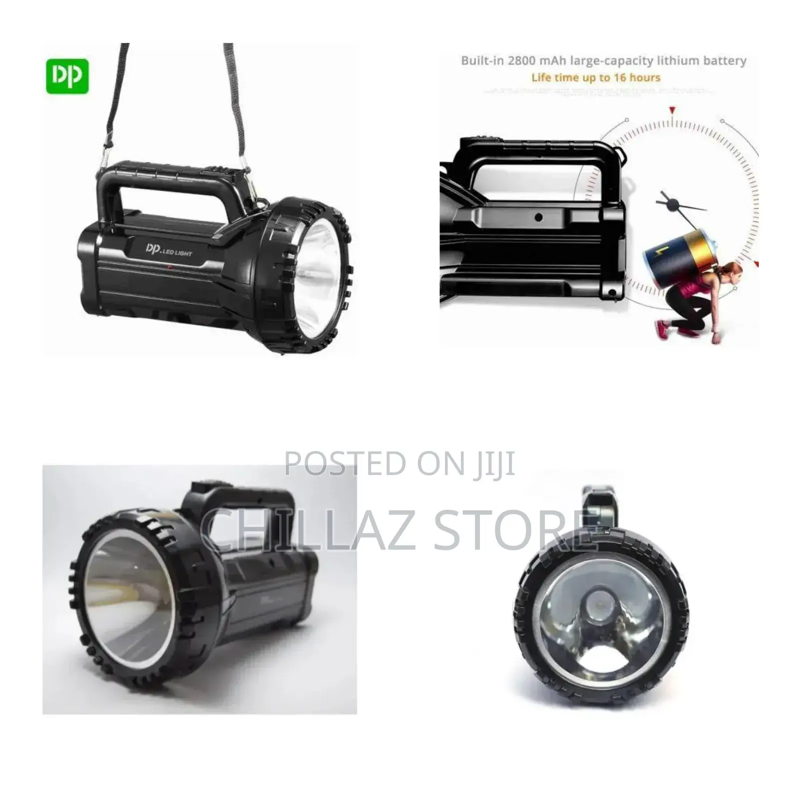 Dp Portable Rechargeable Led Torch.