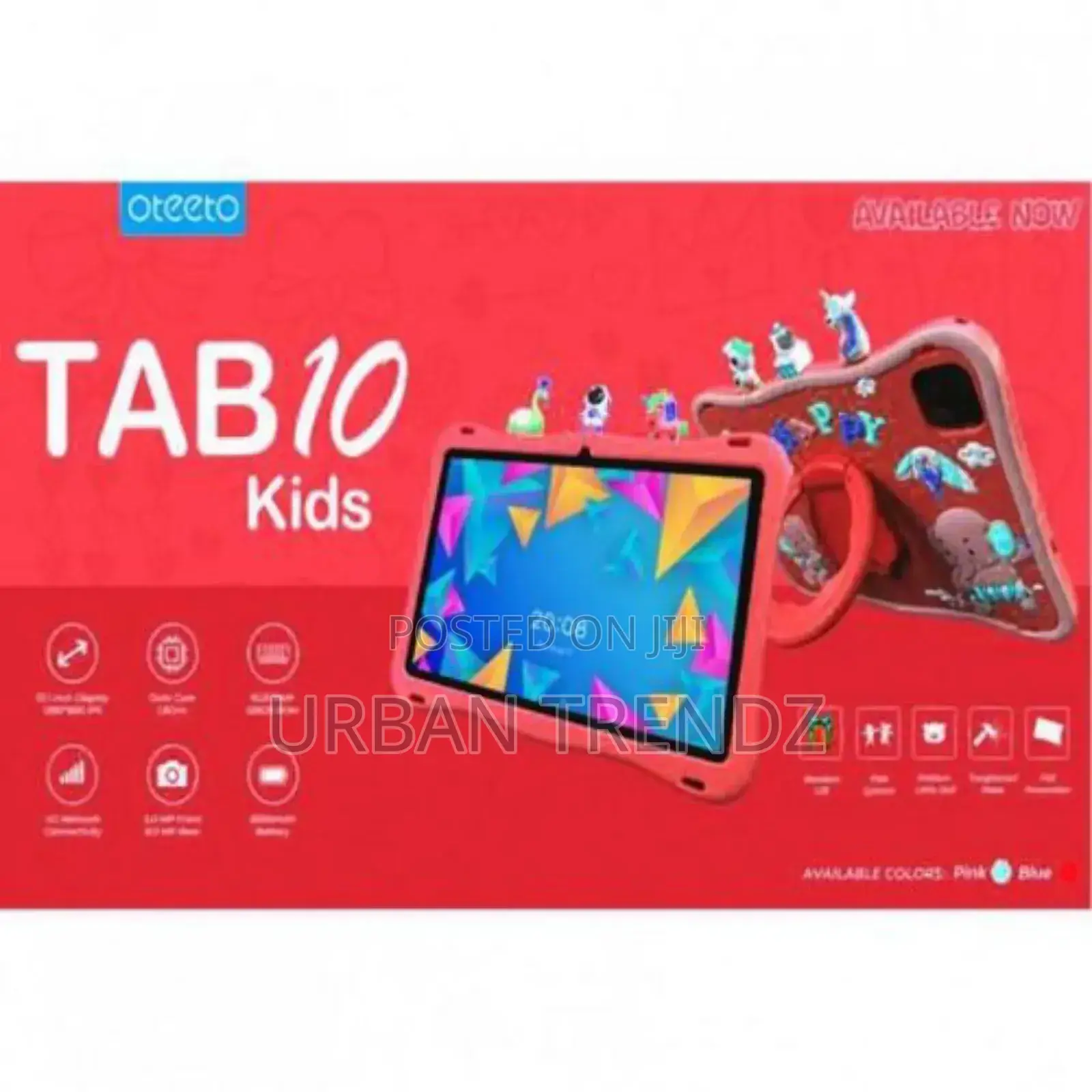 New Oteeto Tab 10 Kids 128 GB Pink