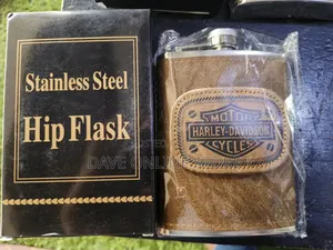 Harley Davidson Staying Steel Hip Flask