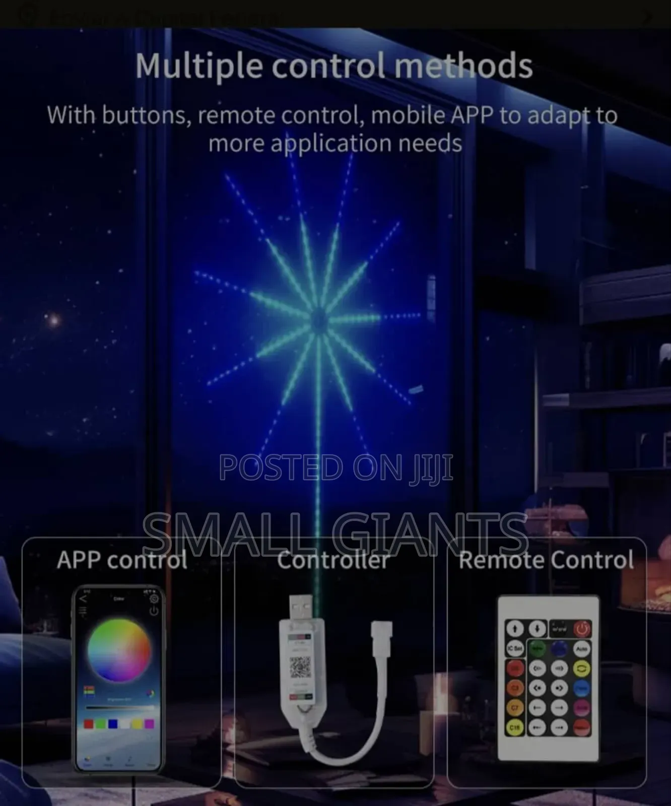 Smart Control Ic Led Rgb Fireworks Light