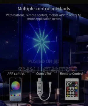 Smart Control Ic Led Rgb Fireworks Light