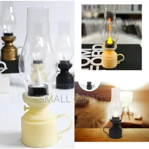 Vintage Warm Glow LED Candle Lantern