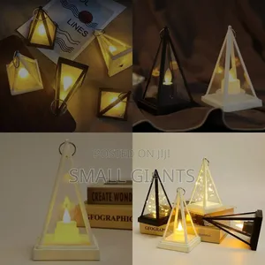 1pcs Led Triangular Wind Light Decoration Lamp