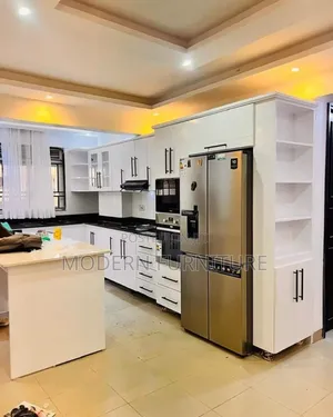 White Kicten Cabinets