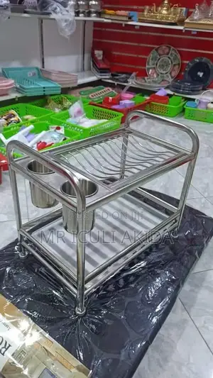 Lostis 2tier Thick Stainless Steel Dish Drying Rack
