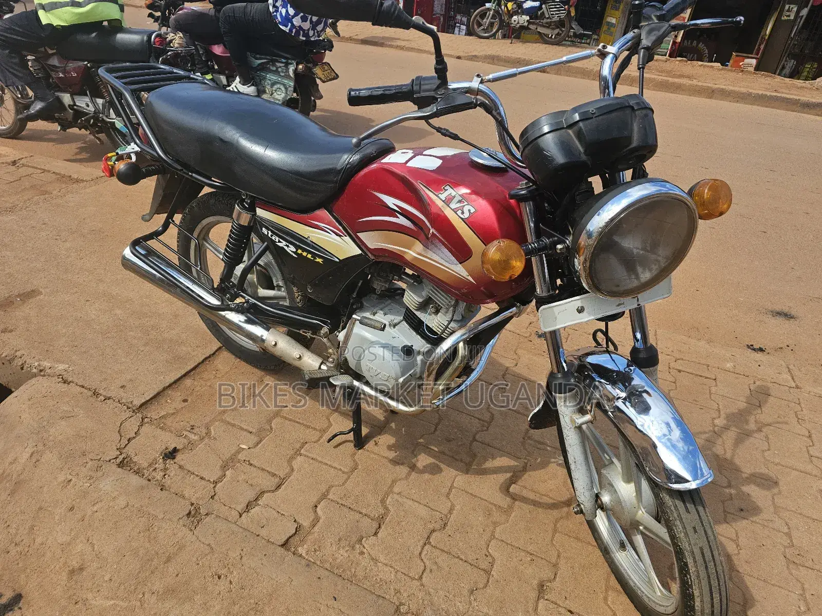 TVS XL 100 2017 Red