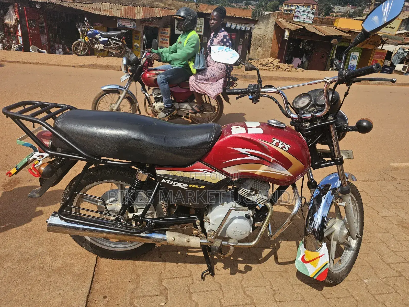 TVS XL 100 2017 Red