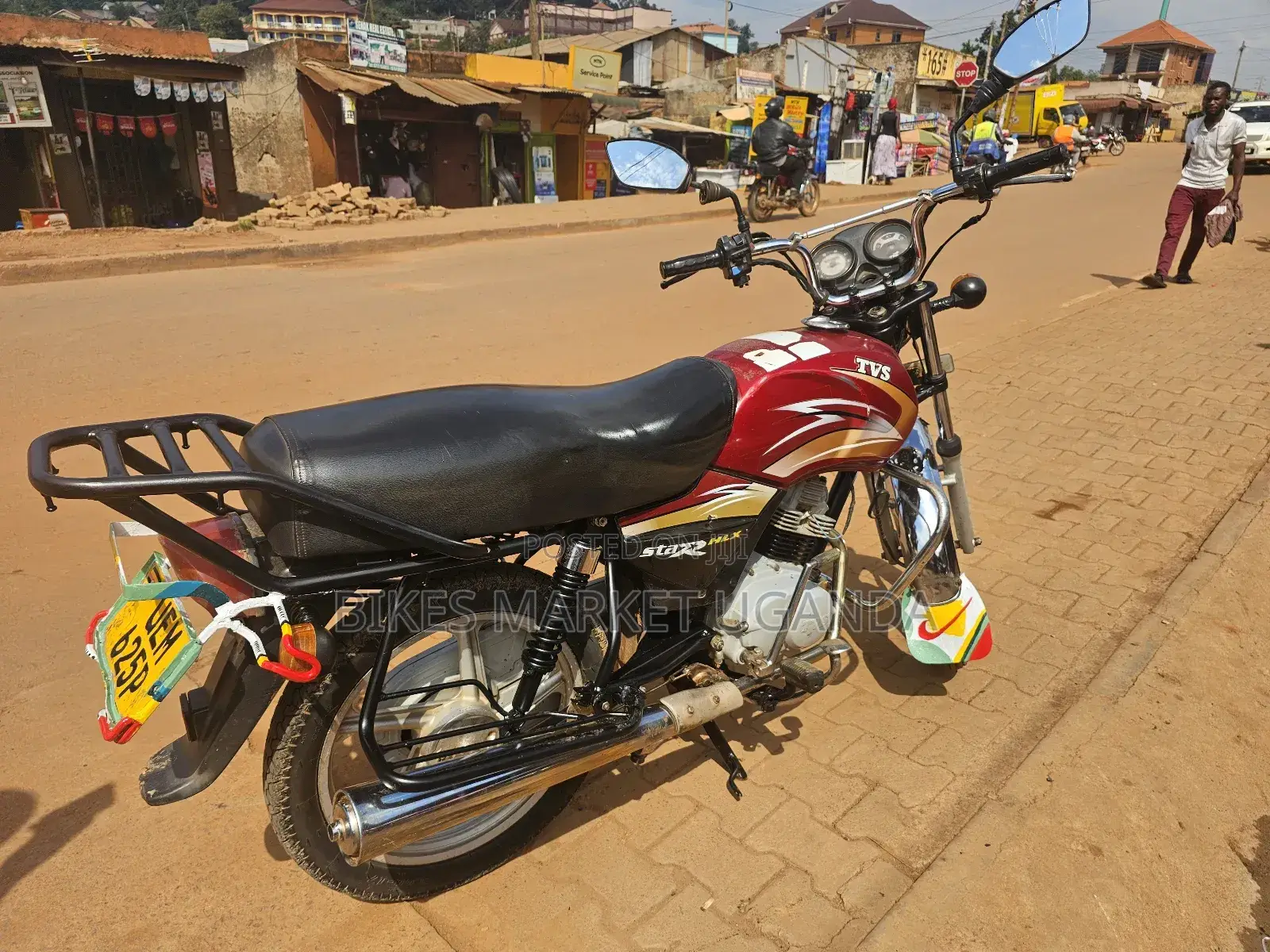 TVS XL 100 2017 Red