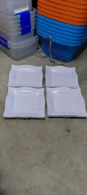 Melamine Plates 12pcs Square