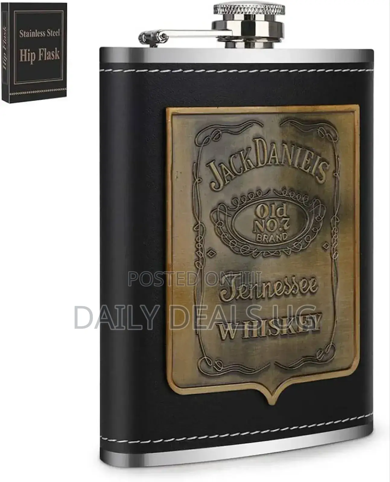 Jackdaniels Whiskey Hip Flask