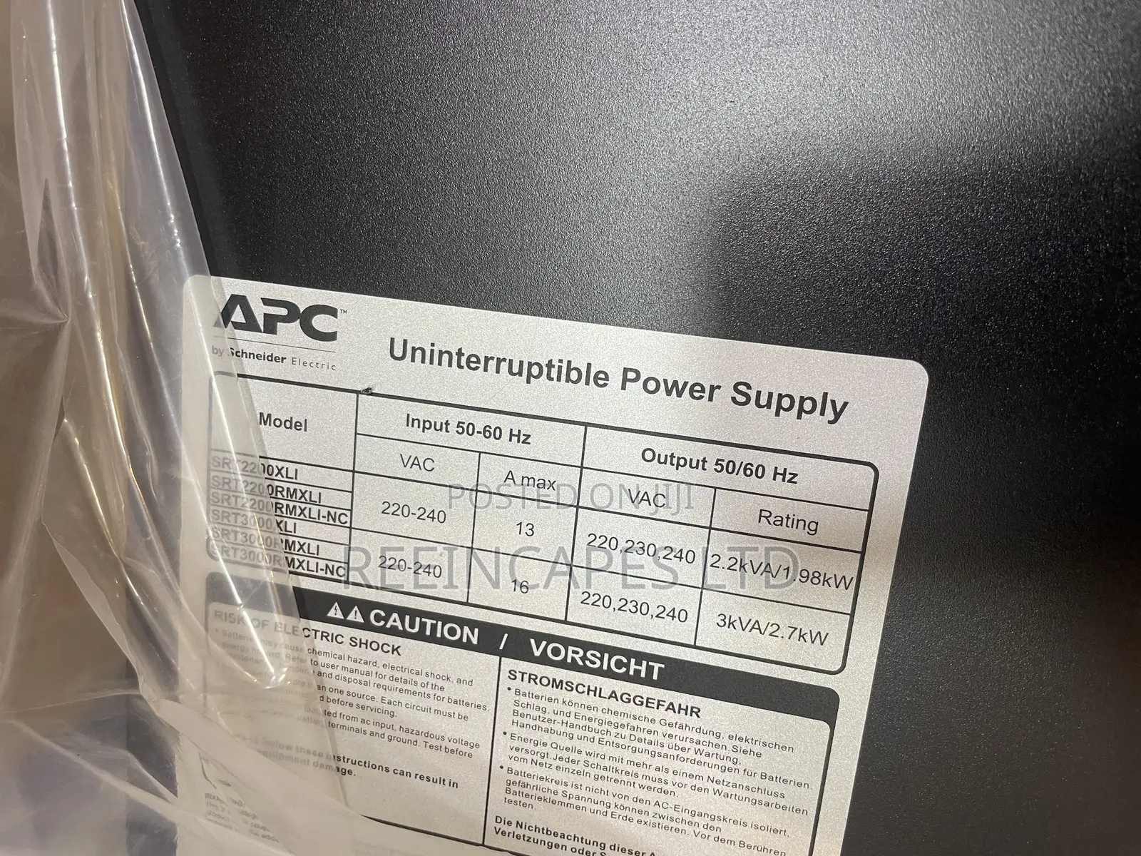 APC UPS 3kva