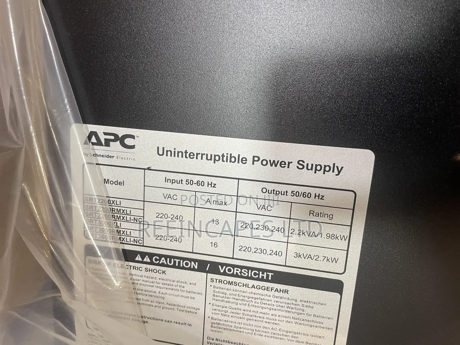 APC UPS 3kva