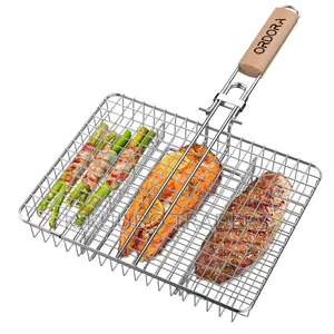 Barbeque Grilling Basket Bbq Grill Net