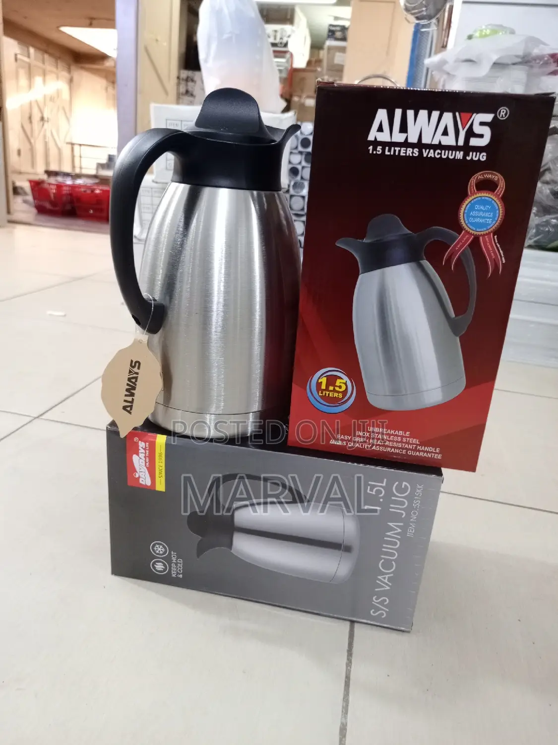 1.5liter Always Vacuum Serving Flask (3 Cups)