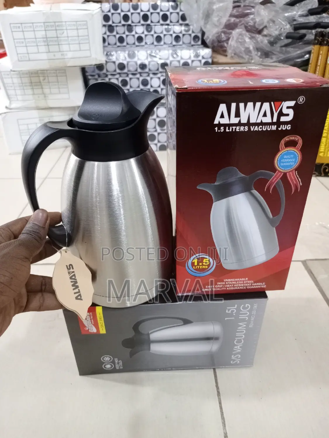 1.5liter Always Vacuum Serving Flask (3 Cups)