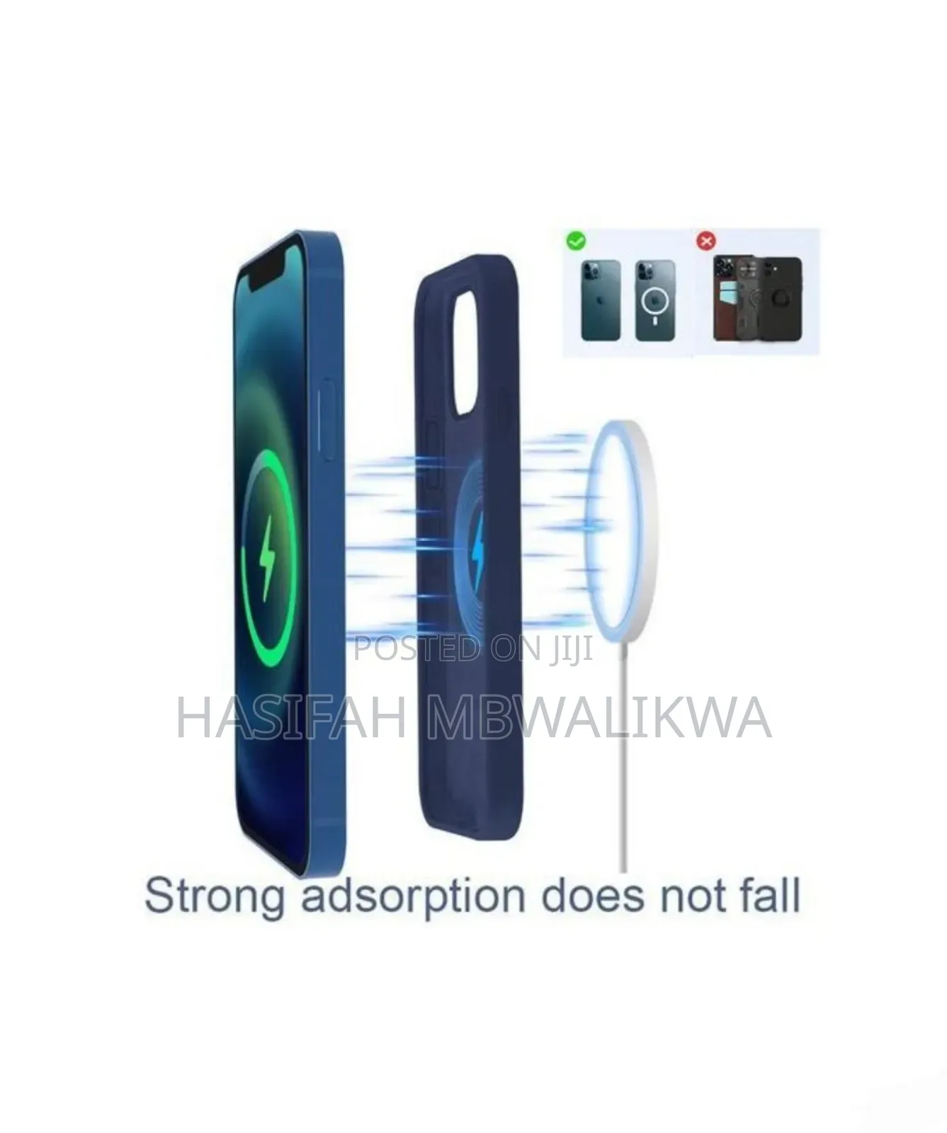 Magnetic Charger / Wireless Charger for iPhone Android