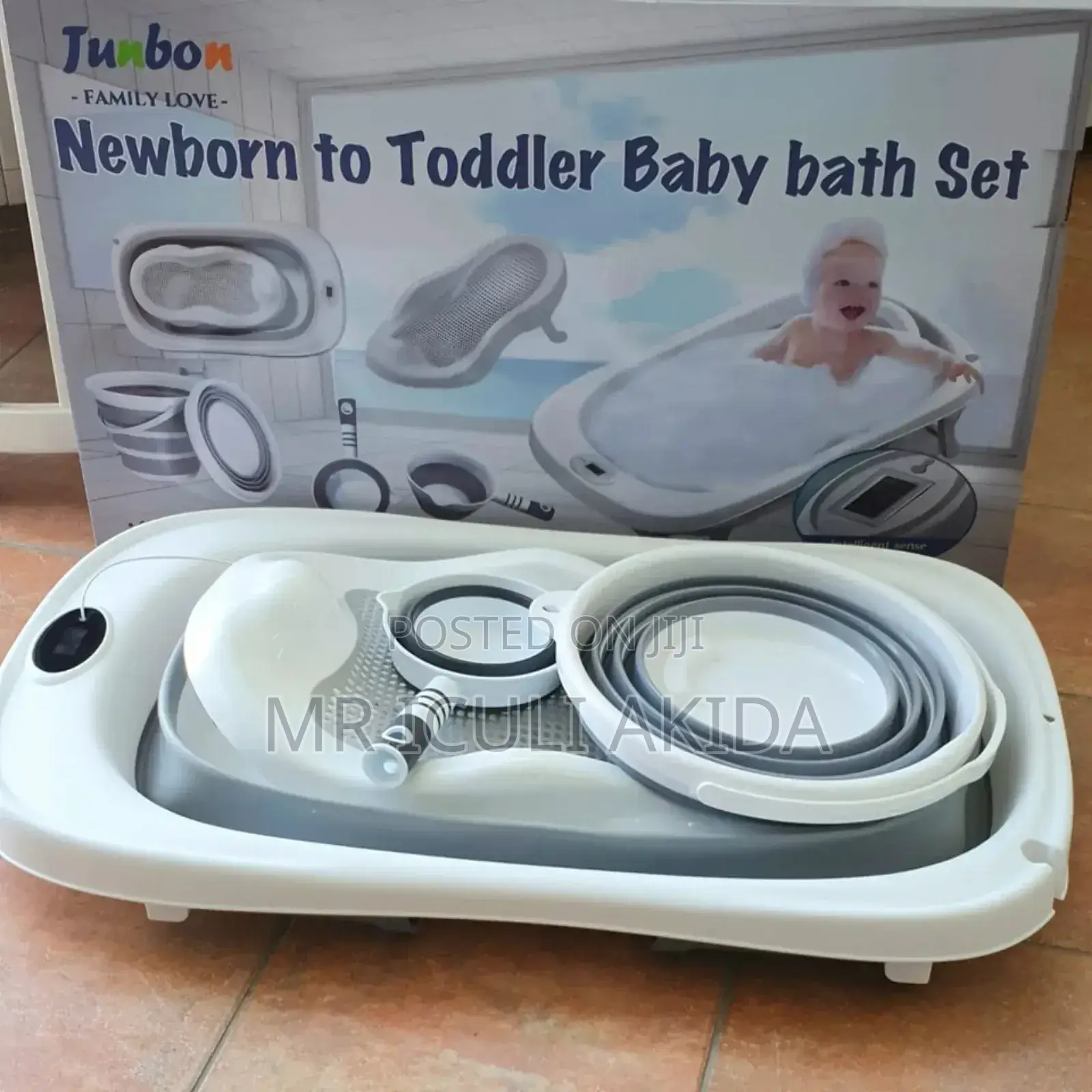 6pcs Foldable Baby Bathtub Foldable Accessories
