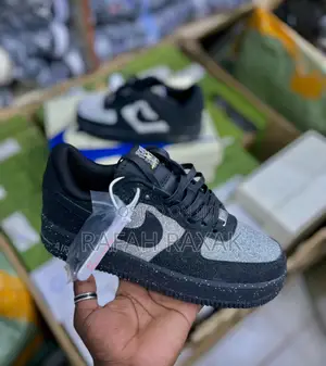 Original Black/Grey Glittering Nike Air Force 1 Low Sneaker