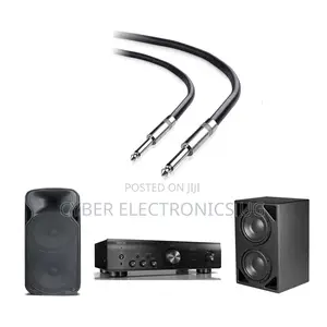 5m Professional Jack 6.5mm to Jack 6.5mm Stereo Audio Cable
