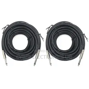 5m Professional Jack 6.5mm to Jack 6.5mm Stereo Audio Cable