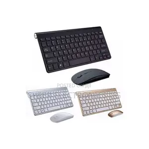 Wireless Keyboard and Mouse Mini Multimedia Keyboard Combo