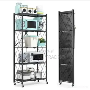 Multi-Layer Foldable Kitchen Rack