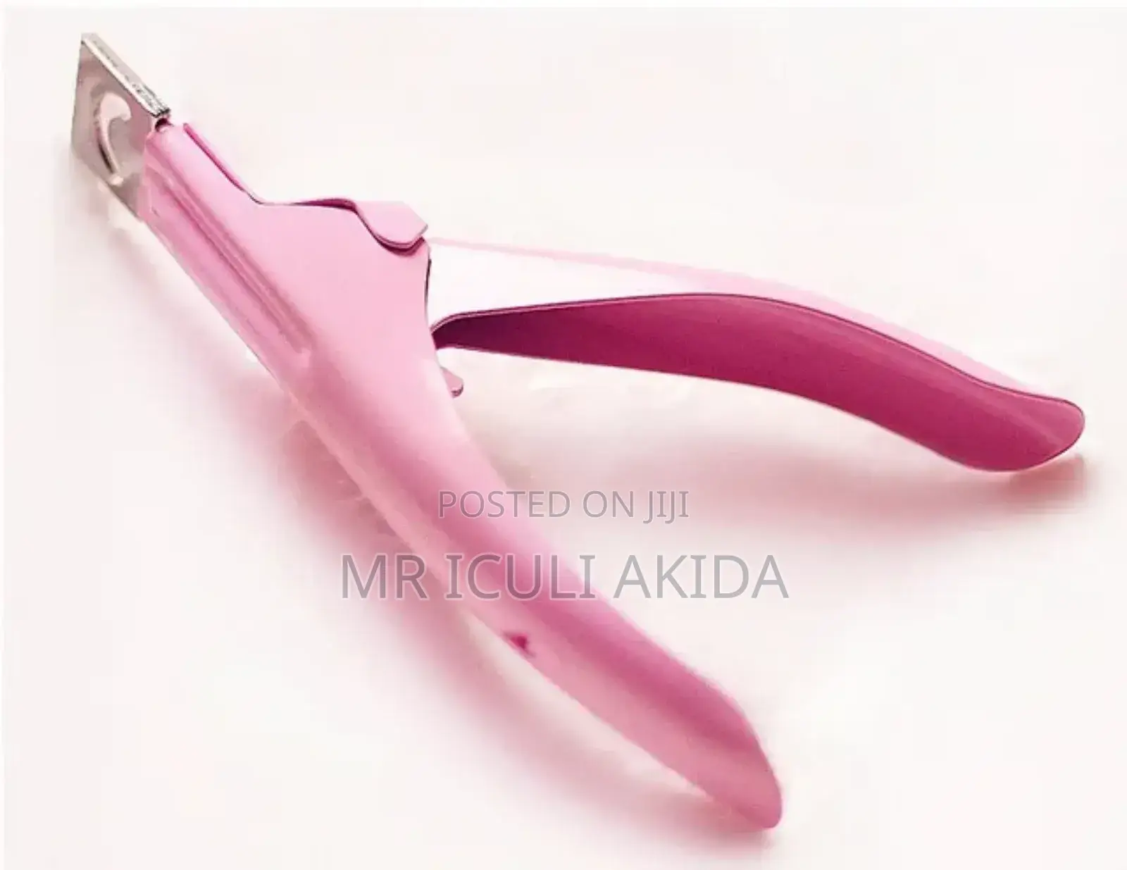 Manicure Slot Type U French Style Nail Tip Shaping Scissors