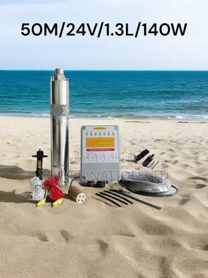 (50m/24v/1.3l Per Hour) 50m Submersible Solar Water Pump