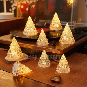 12pcs Christmas Decoration Iceberg Night Light Candles