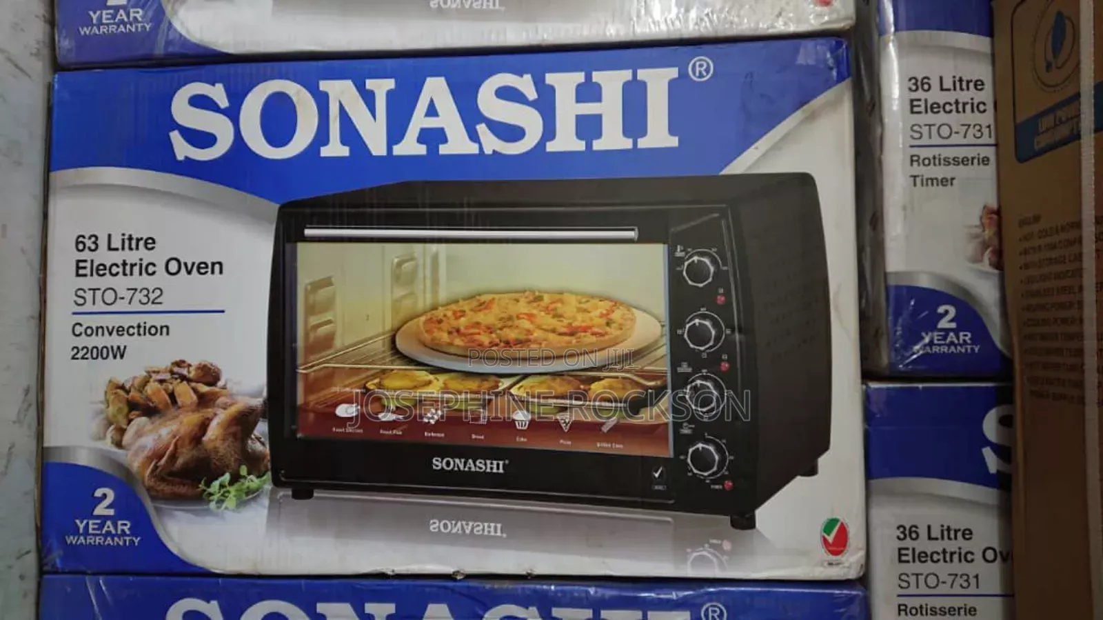 63 Litres Sonashi Electric Oven