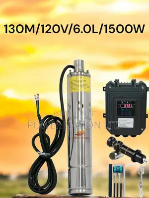(130m/120v/6.0l Per Hour) 130m Submersible Solar Water Pump