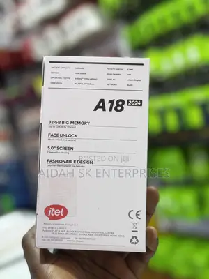 New Itel A18 32 GB Black