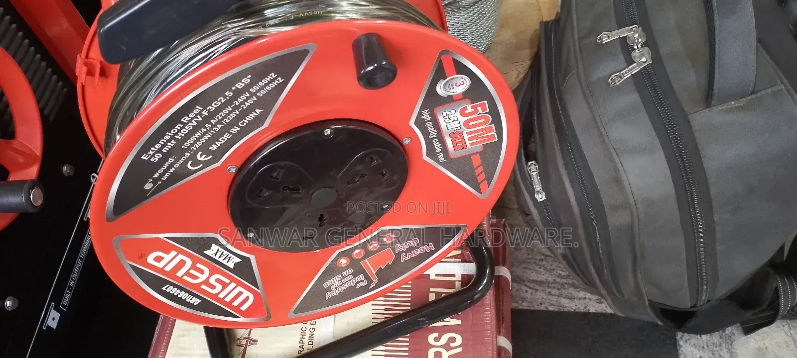 50m, Wiseup Extension Cable Reel(2.5mm Cable-Wise-Up Brand)