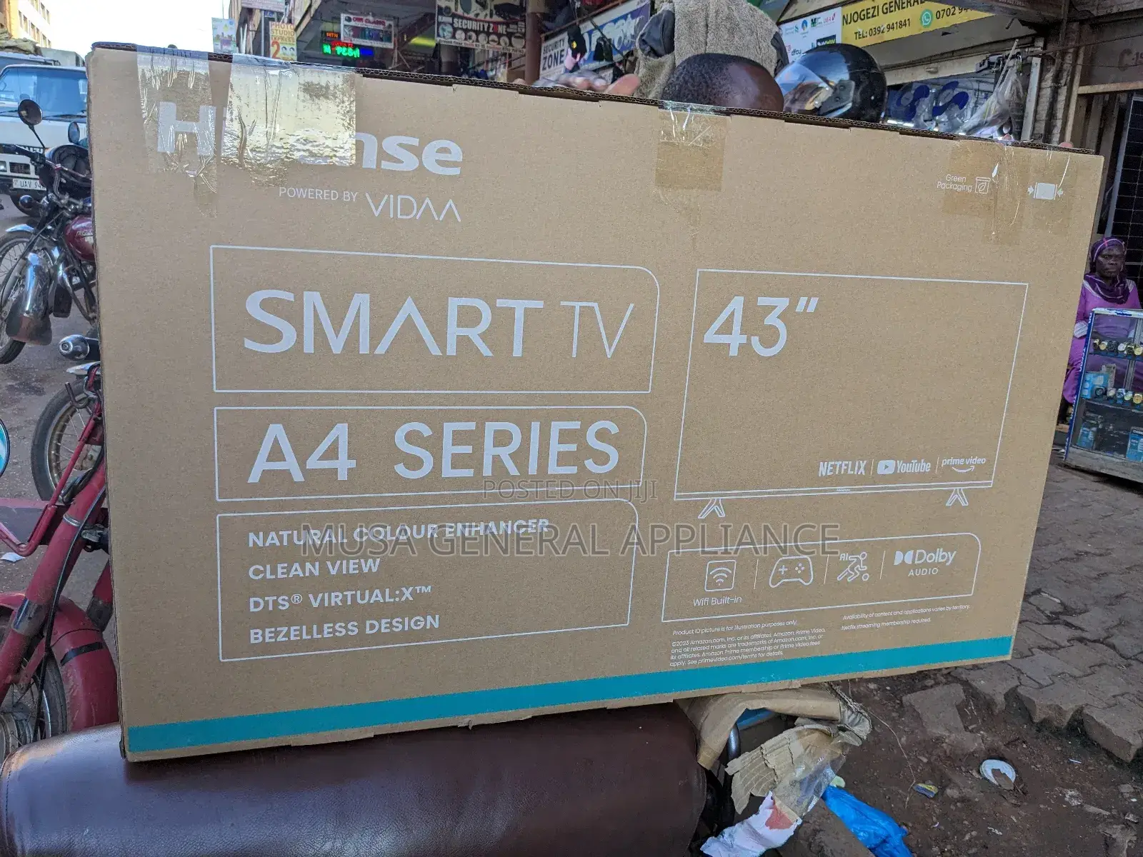 Hisense 43inch Smart Frameless Full Hd