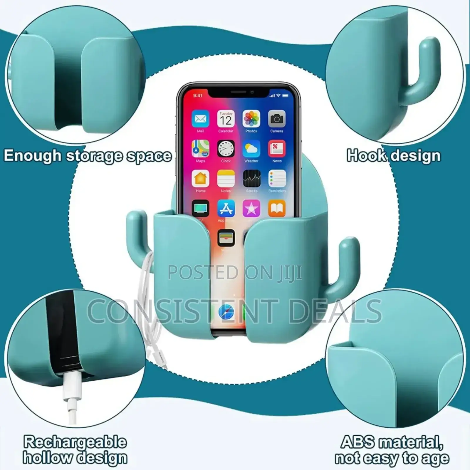 Wall Mounted Phone Holder