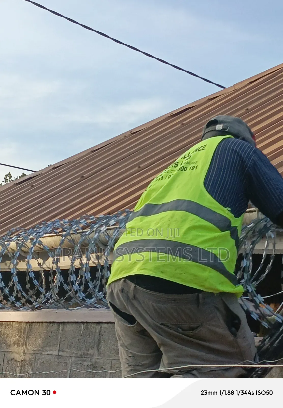 Razor Wire Fencing. Double Glaze