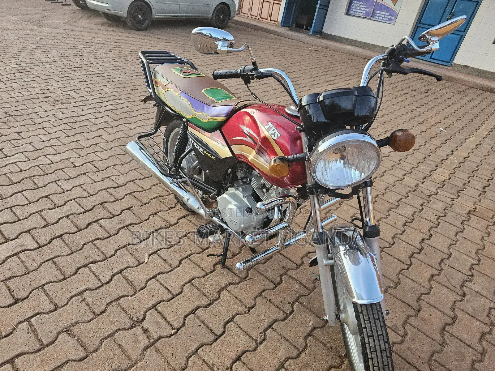 TVS XL 100 2017 Red