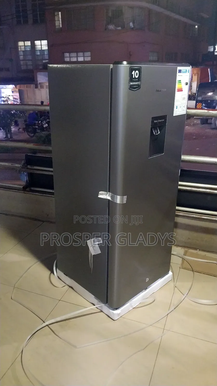 229 Hisense Refrigerator Single Door With a Despenser.