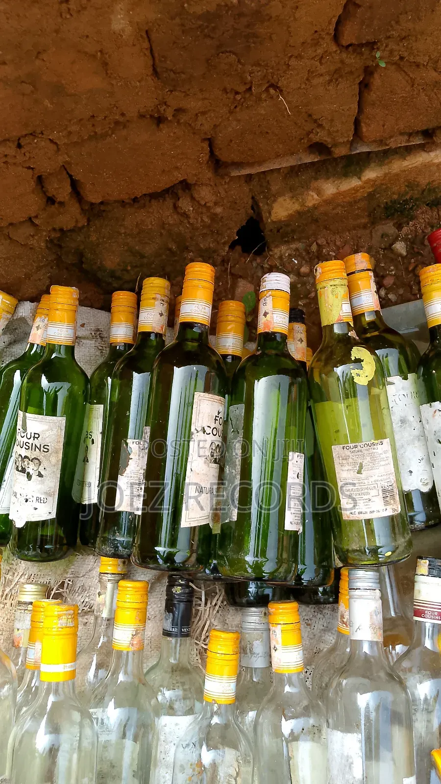 All Vintage Wine And Whisky Empty Bottles