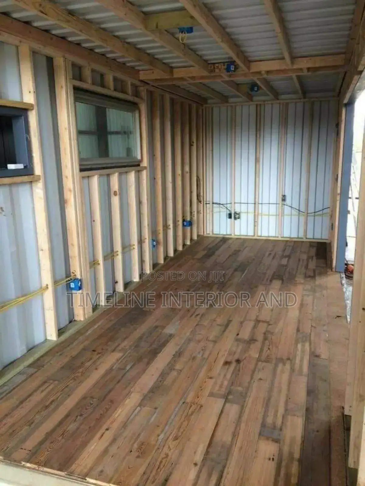 Container Drywall Partitoning