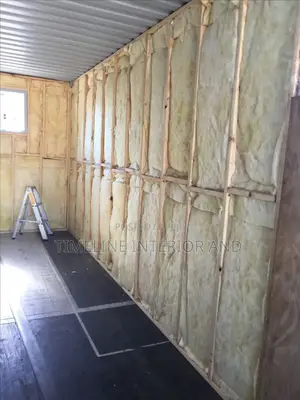 Container Drywall Partitoning