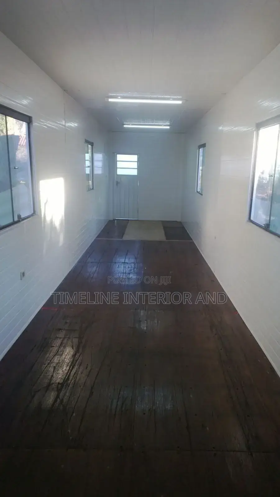 Container Drywall Partitoning