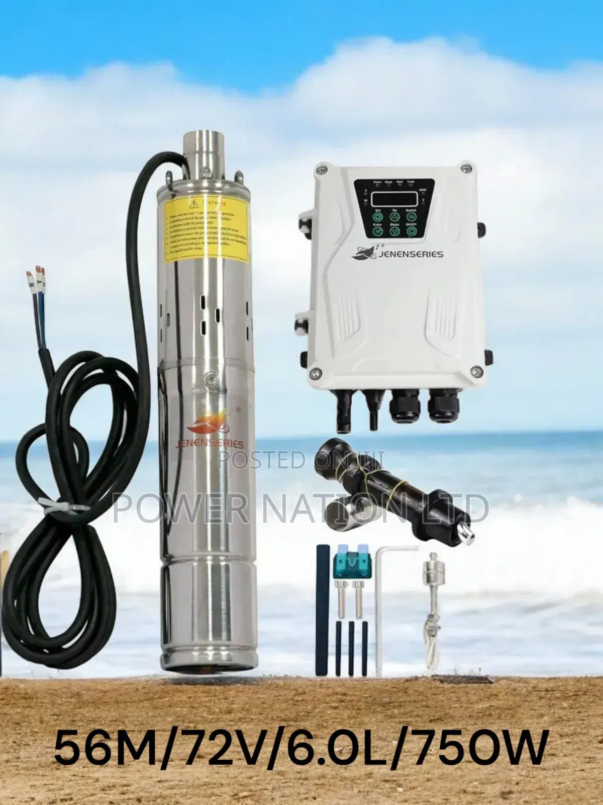 56 Heavy Duty Submersible Solar Water Pump German Technology