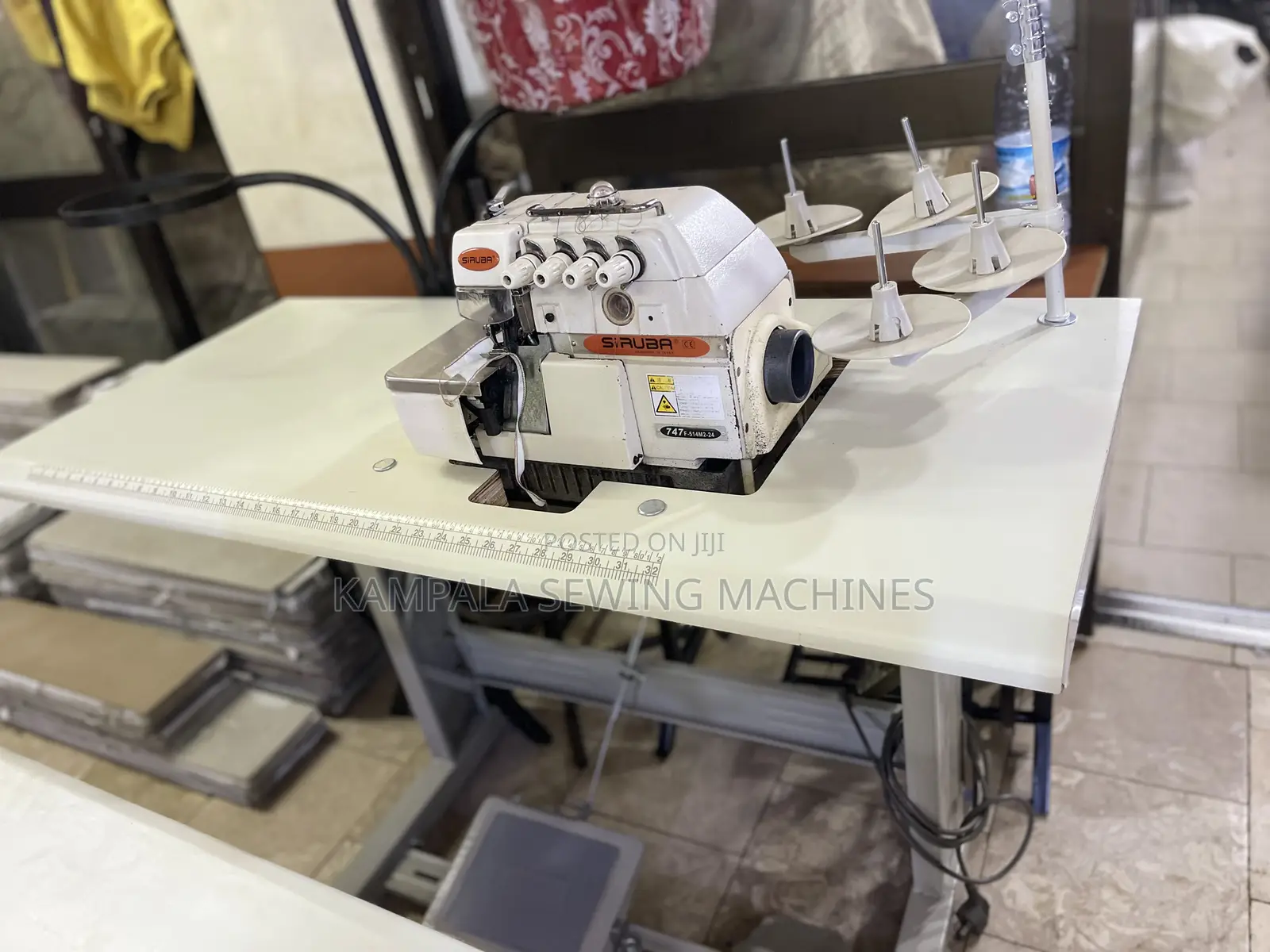 Industrial Siruba 2 Overlock Sewing Machines