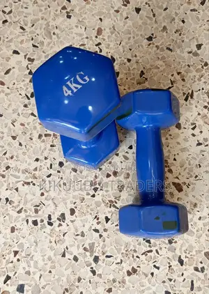 4kg Pair Vinyl Coated Dumbells