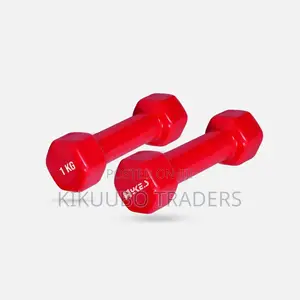1kg Pair Vinyl Coated Dumbells