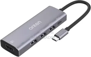 Onten UC125 5 in 1 USB-C / Type-C to HDMI+USB3.0+PD3.0